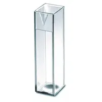 UV-Cuvettes, macro, nest number sorted, UV-transparent, minimum filling volume 2,5 ml, Cert. LS-Q, 100 pc or PAK
